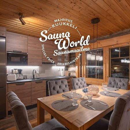 Kuukkeli Log Houses Villa Aurora "Pupula" Сариселка Екстериор снимка