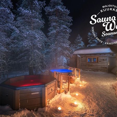 Kuukkeli Log Houses Villa Aurora "Pupula" Сариселка Екстериор снимка