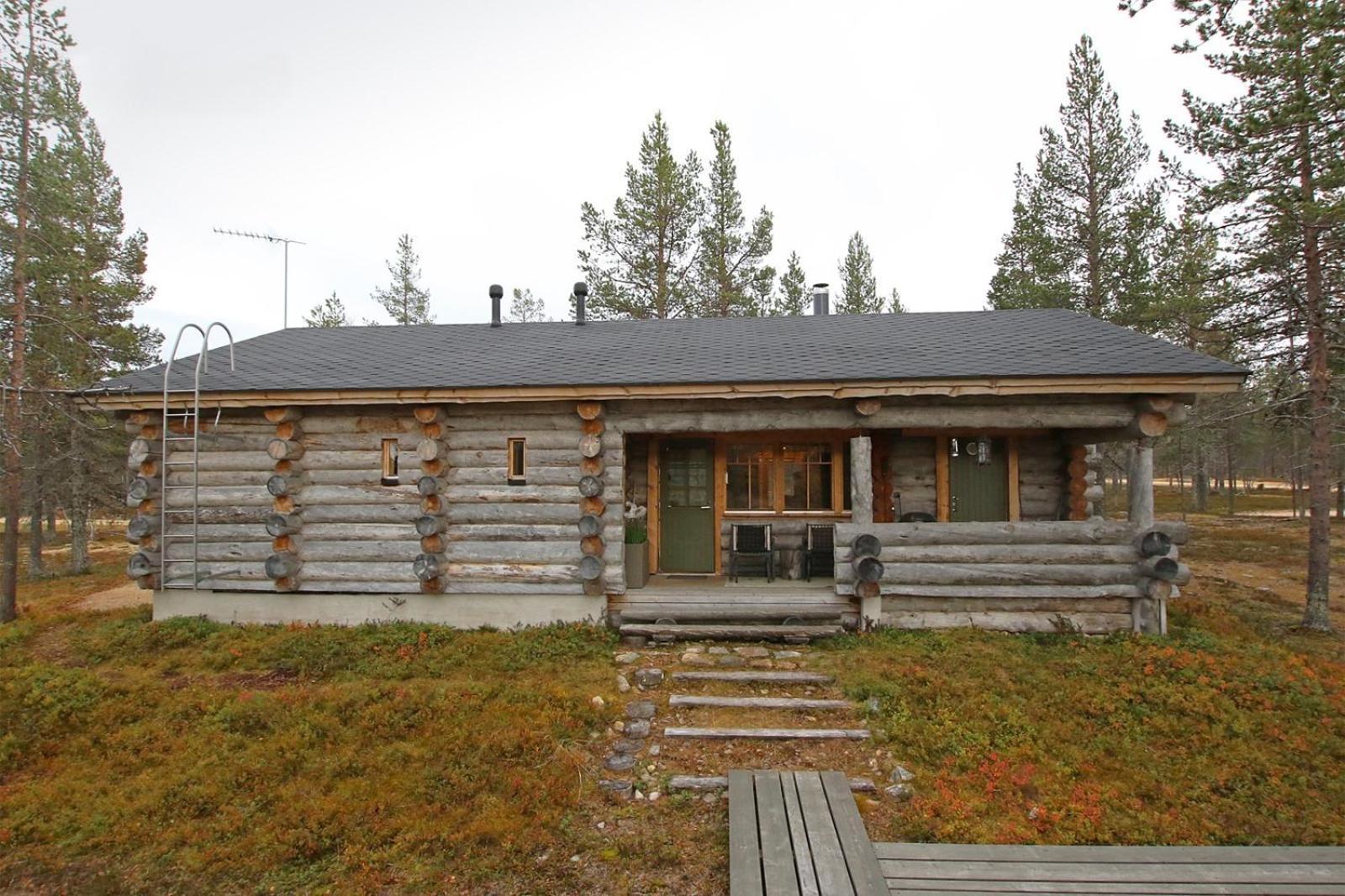 Kuukkeli Log Houses Villa Aurora "Pupula" Сариселка Екстериор снимка