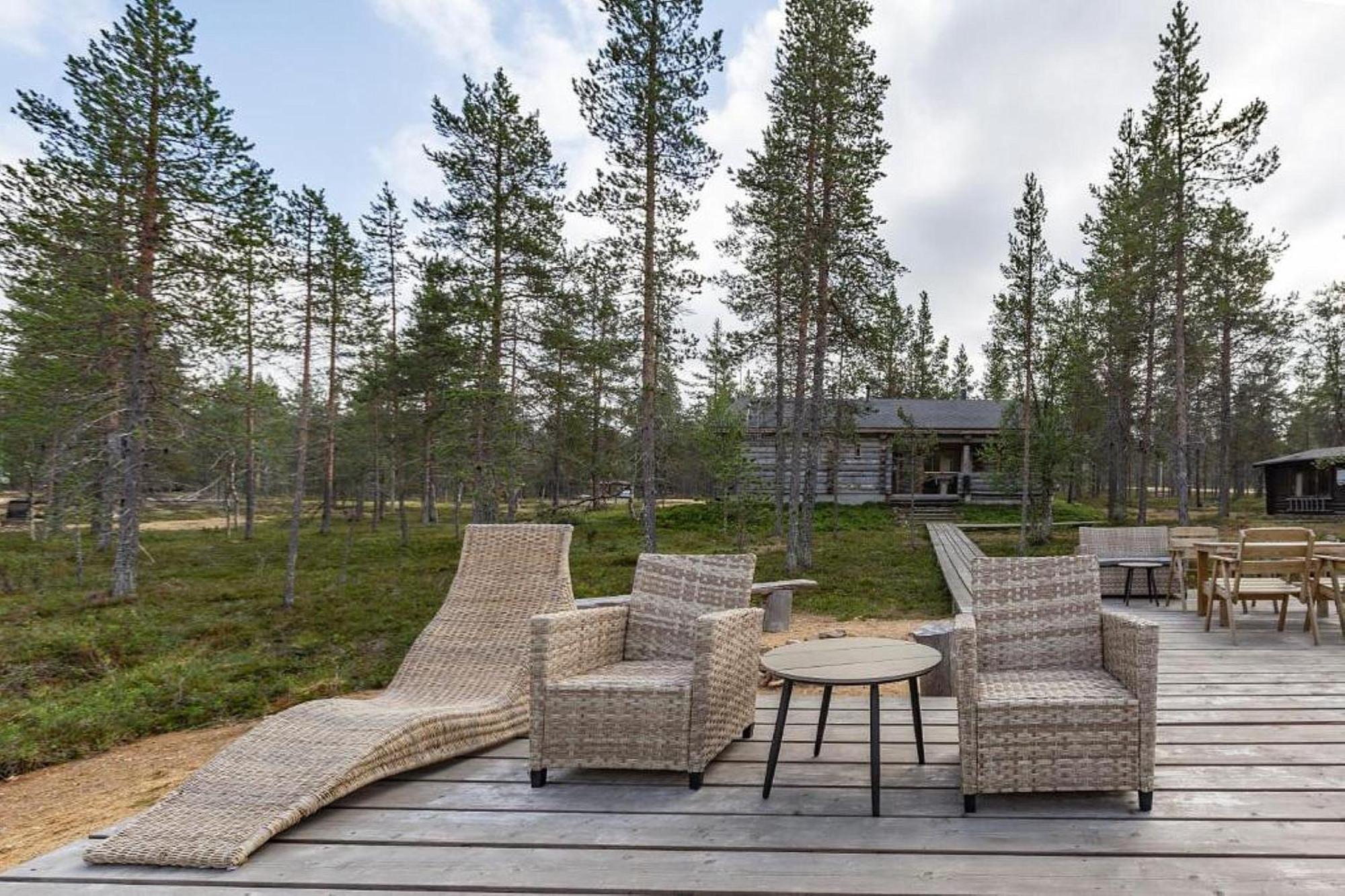 Kuukkeli Log Houses Villa Aurora "Pupula" Сариселка Екстериор снимка