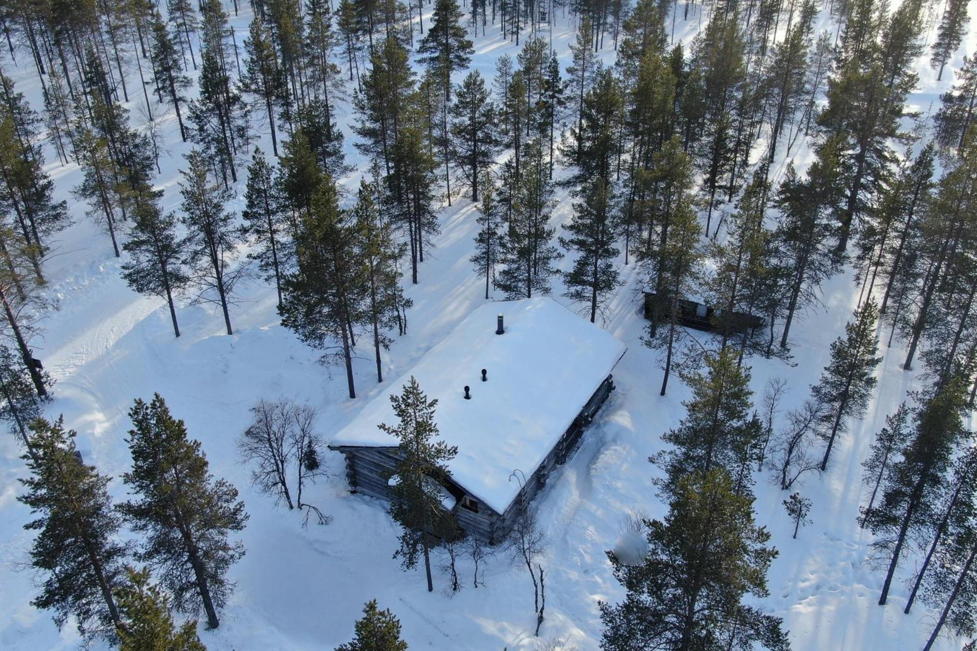 Kuukkeli Log Houses Villa Aurora "Pupula" Сариселка Екстериор снимка