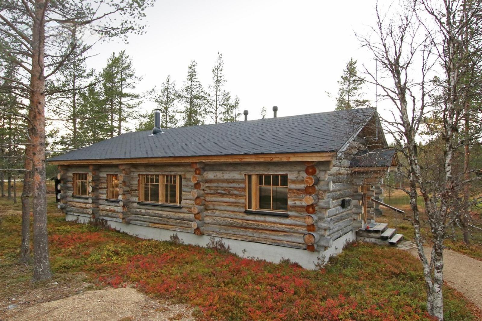 Kuukkeli Log Houses Villa Aurora "Pupula" Сариселка Екстериор снимка